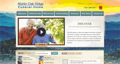 Desktop Screenshot of martinfuneralhomeoakridge.com
